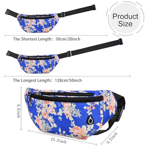 Image of Fanny Pack for Women Men,Crossbody Fanny Pack Water Resistant Sports Waist Bag Pack, Belt Bag for Travel Hiking Running