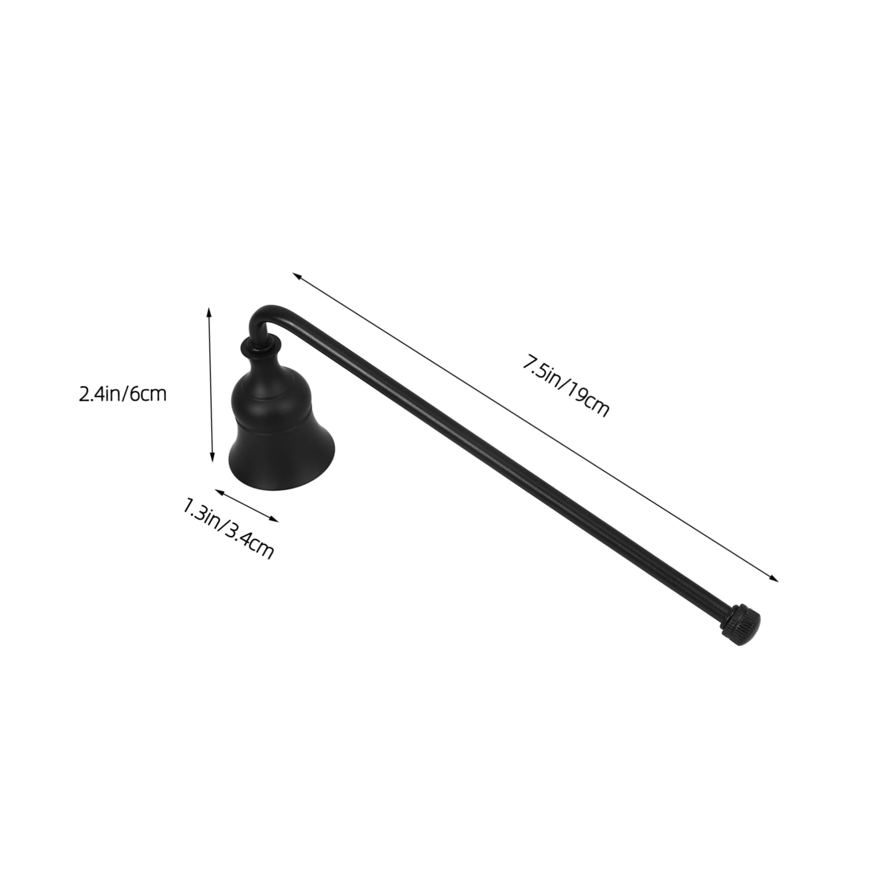 ULDIGI Candle Snuffer for Tealights Long Handle Flame Extinguisher Tool Decorative Candle Wick Snuffer Safe and Efficient Accessory for Candle Lovers