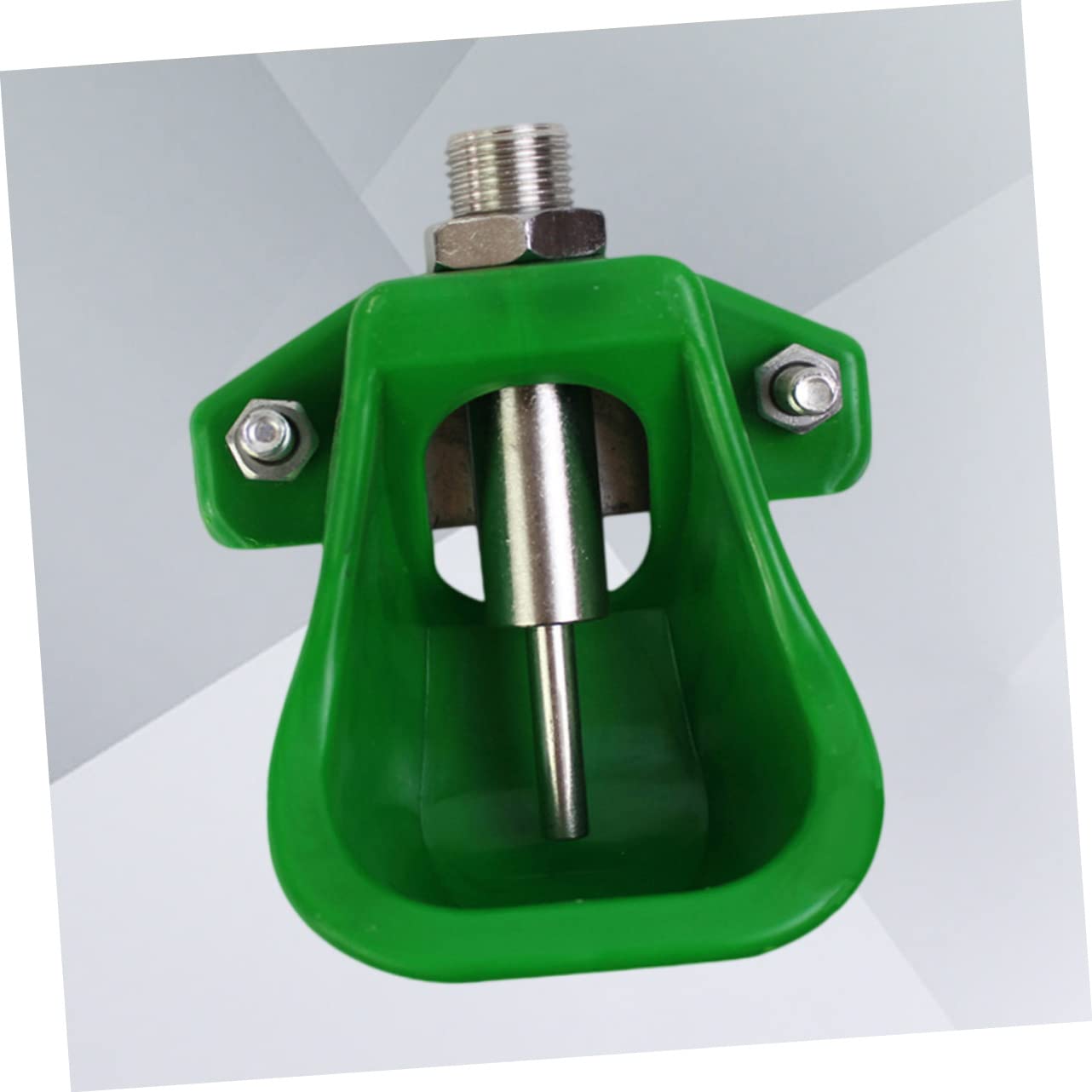 Bebedero para Cerdos 3 Piezas de Acero Inoxidable Verde | Uso en Granja para Cerdos y Cabras, Material Plástico y Acero Inoxidable, Suministro Automático de Agua