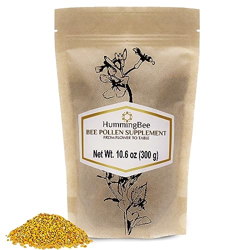 Buzzing with Vitality, Bee Pollen Granules - Your Natural Superfood Powerhouse! 100% Pure, Easily Absorbed, and Ready to Fuel Your Adventures - 10.6 Ounces