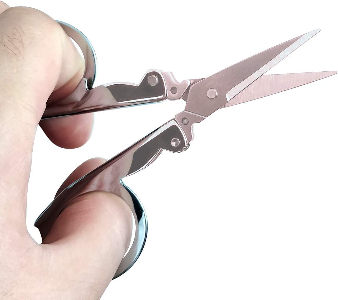 Mini Scissors,Foldable Scissors Stainless - Image 6 thumbnail