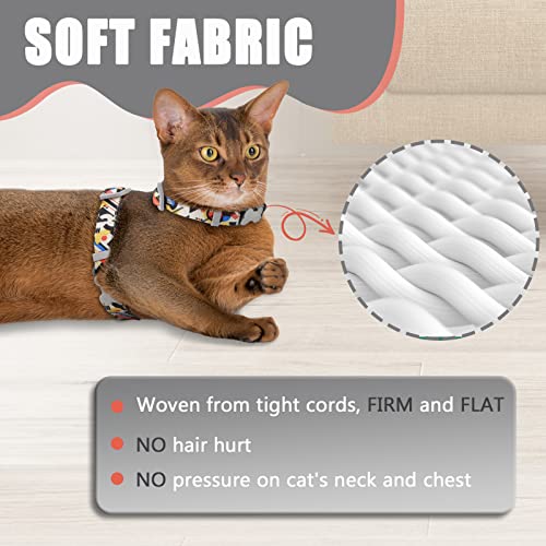 Supet Cat Harness and Leash Escape Proof for Small Large Cats, Adjustable Cat Collars Harnesses & Leashes for Walking… - Image 5