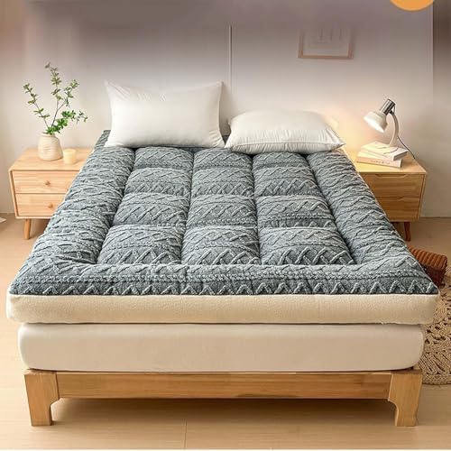Japoński materac futon, miękkie składane łóżko, przenośny futon, do domu, pokoju gościnnego, akademika, na kemping i podróż, wygodne i wszechstronne rozwiązanie do spania