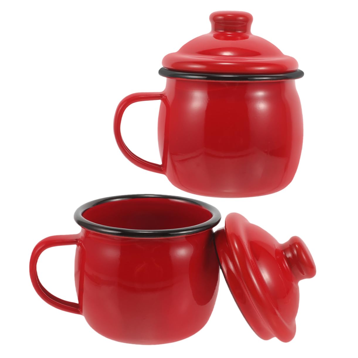 Ciieeo 2-teiliges Kürbis-tassen-set Retro-kaffee-/teetasse Mikrowellengeeignet Hart Und Glatt Für Das Home Office