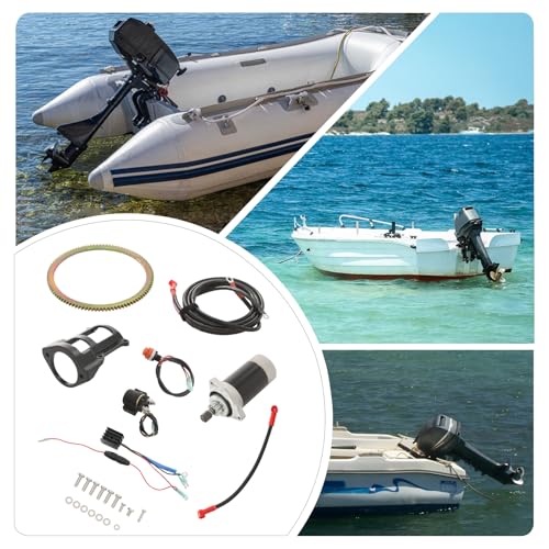 Démarrage difficile moteur bateau solution kit démarreur électrique Suzuki 2 temps 40 CV - 4