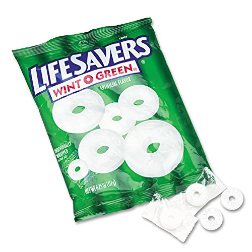 Life Savers Wint O Green Mints Candy Bag, 6.25 oz (Pack of 2)