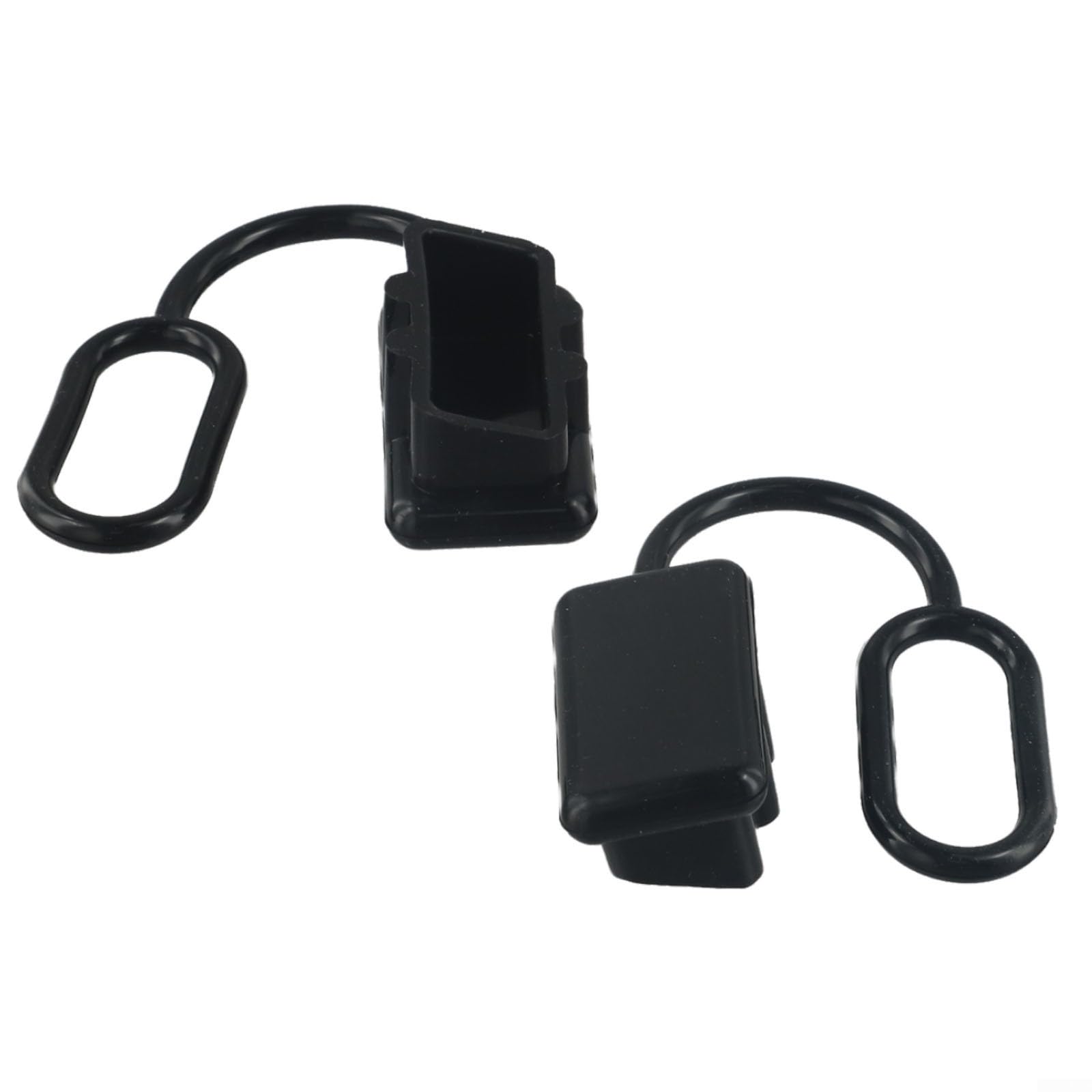 Set di connettori professionali per terminali batteria da 120 A 600 V, 2 pezzi, con coperture protettive per veicoli su larga scala (rosso)