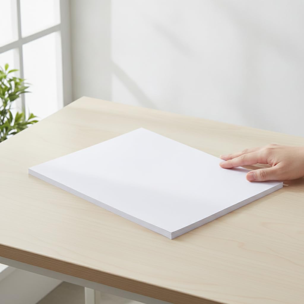 Beschichtete Papierbögen Druckpapier Karton Visitenkartenpapier Bastelpapier mit Matter Oberfläche für Doppelseitigen Tintenstrahldruck für, A3 250g Farbsprüh-Karton 50 Blatt