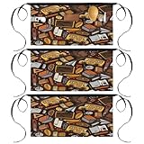 Lot de 3 tabliers de taille : vous recevrez 3 tabliers du même style. Notre tablier de cuisine est parfait pour tous les types de travaux. Partagez ces tabliers avec votre bien-aimé pour profiter de votre vie.