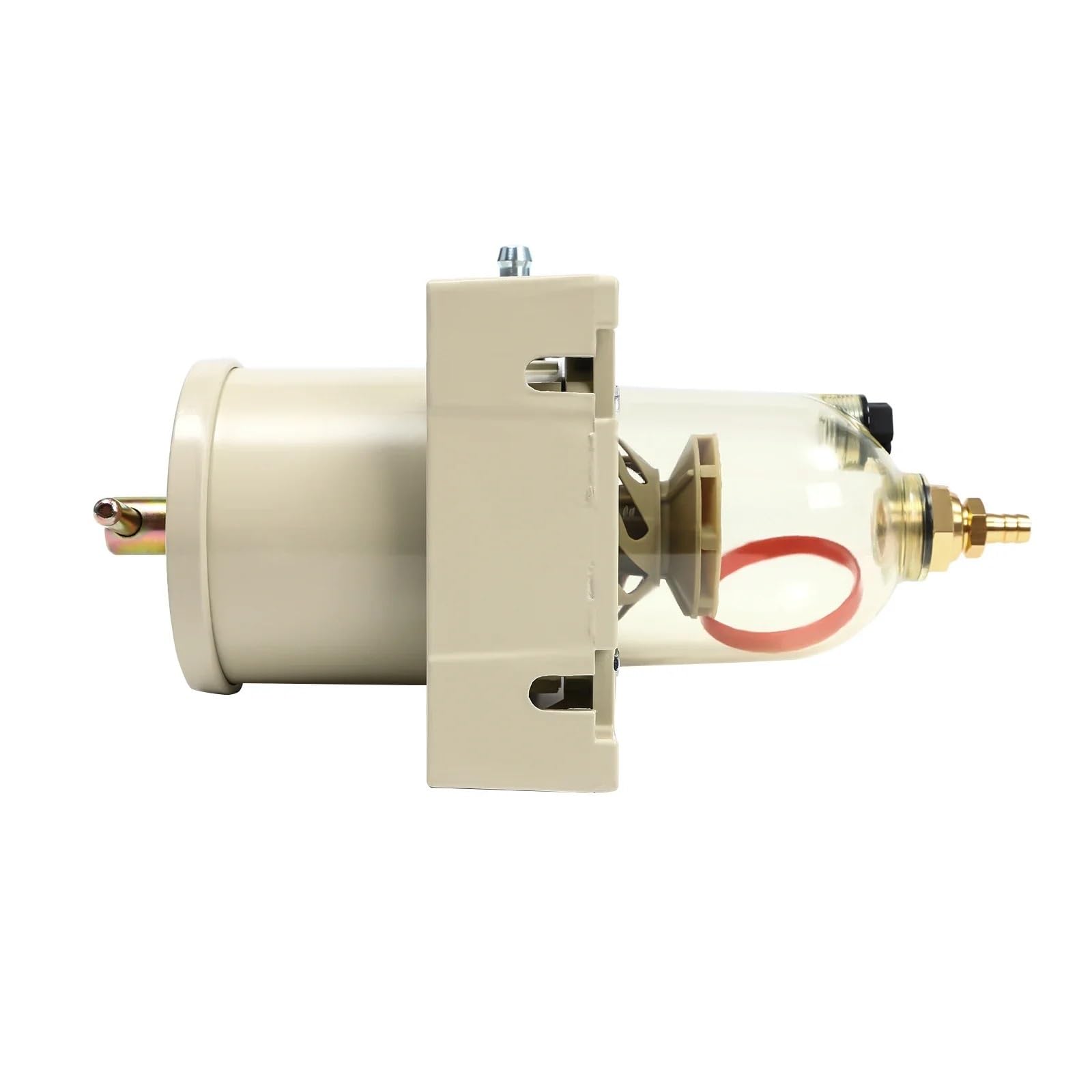Filtro de gasolina Filtro de combustible Separador de agua con filtro de combustible diésel, aceite de gasolina para camión marino 500FG 500FH con perno 60GPH para coches grandes