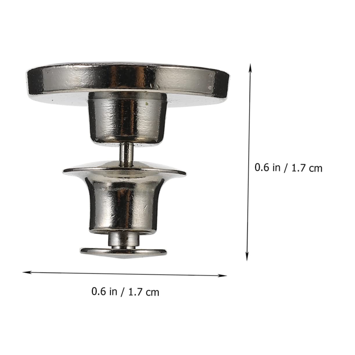 Angoily 3 series Botones Sin Costura Para Coser Hebillas Ajustables Para Jeans Cierres A Presión Botones Ajustables Para Jeans Hebillas Para Jeans Hebillas Para 30 piezas*3