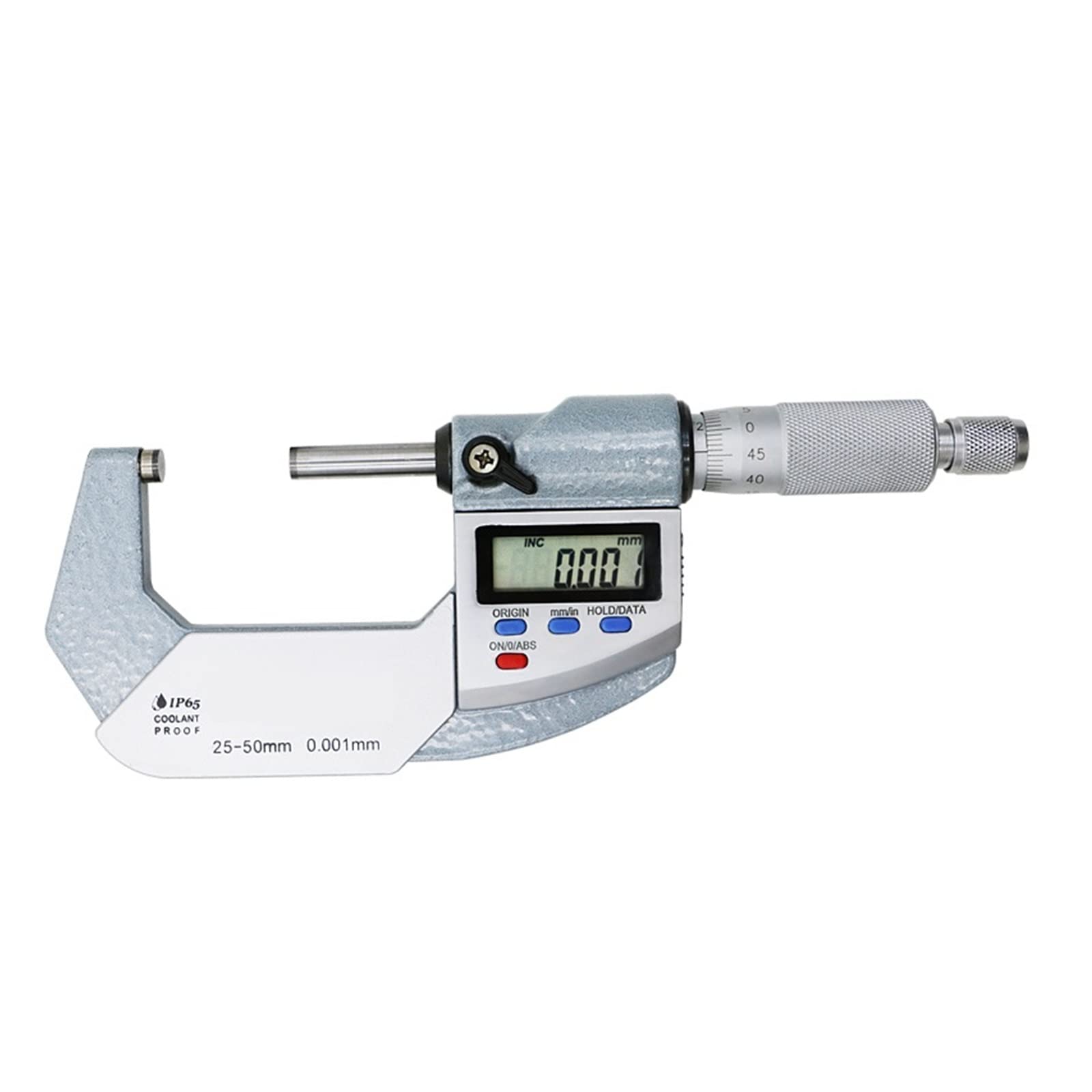 Mikrometr, IP 65 Mikrometr cyfrowy 0,001 mm zacisk gier norkier 25-50 mikrometr zewnętrzny