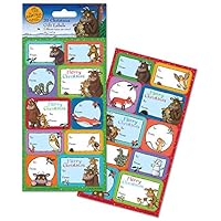 Paper Projects The Gruffalo's Child Christmas Theme Gift Label Stickers | Includes 20 Adhesive Labels | Perfect for Decorating Presents