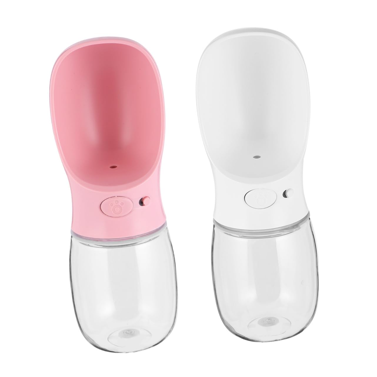 2 Piezas tazón de Agua para Perros Cuenco para Perros Botella de Perro Aire Dog Water Bottle Bebedero portátil para Exteriores Bebedero para Aire