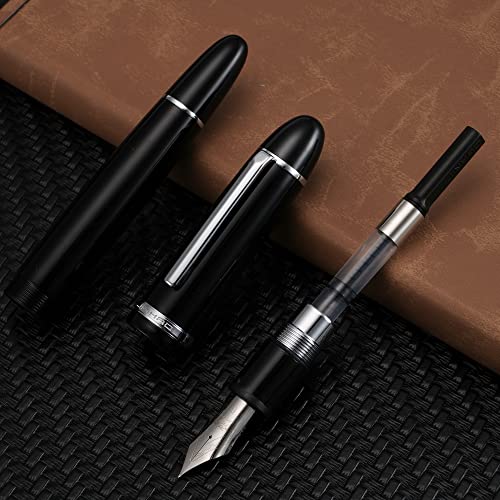 Image of erofa Jinhao X159 Fine Nib Fountain Pen|Black Acrylic Big Size Writing Pen