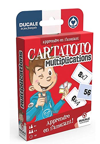 HOFF Cartatoto Multiplications - Jeu Éducatif et de Société pour Enfants - Nouvelle Version