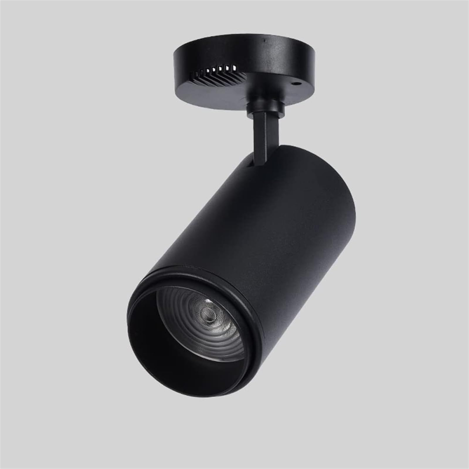 Płasko zamontowany obrotowy. Lampa sufitowa - Downlight regulowana 7 W z podstawą (ciepłe światło 3000K) (ciemne, 4000K neutralne światło)