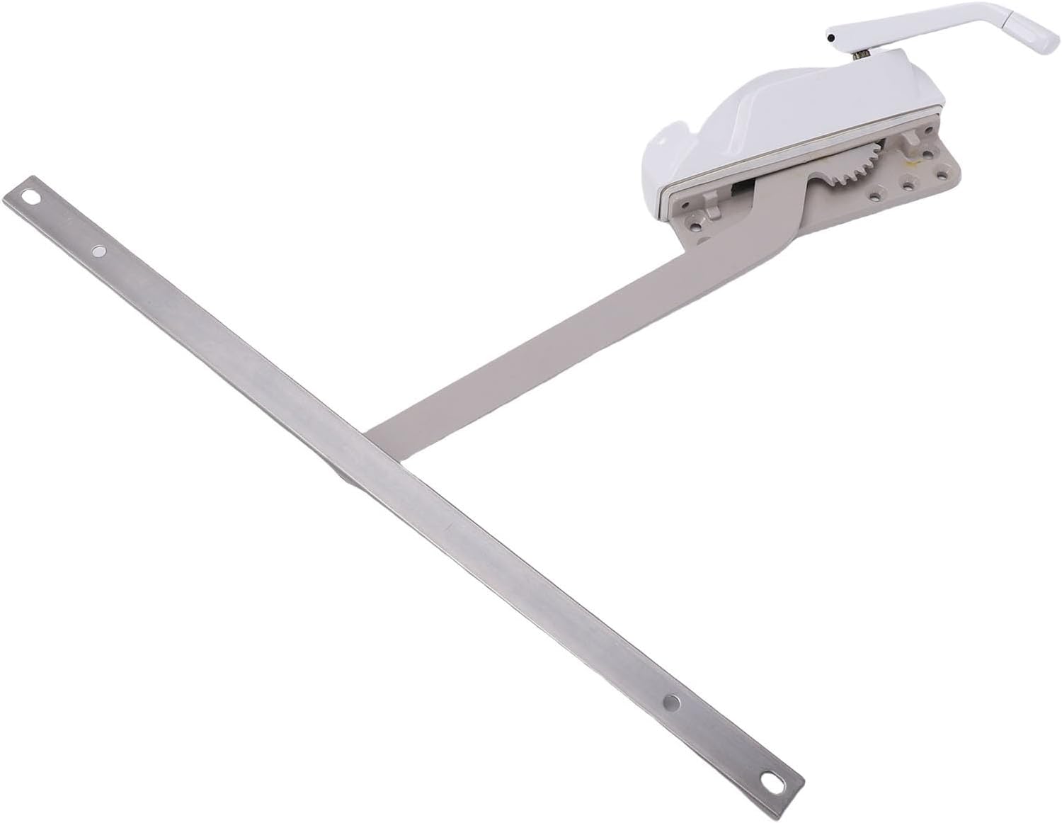 LiebeWH Contour Single Arm Operator Kit, Left Hand Window Crank Replacement for 300mm 450mm Width 1200mm Height, with Roller Rail Handle Detachable Cover and Double Protective Coating