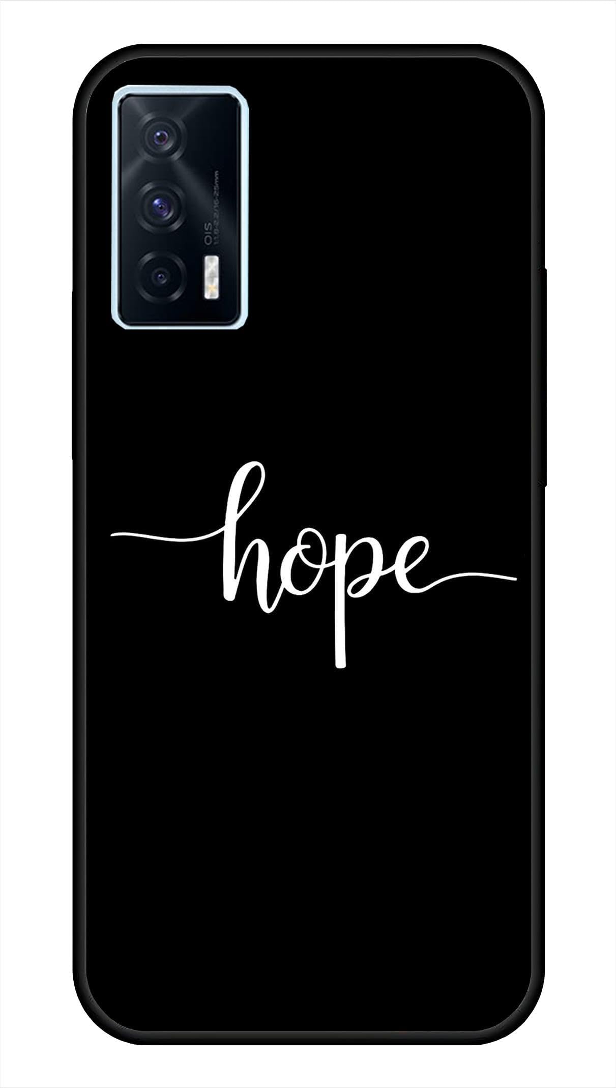 NDCOM Basic Case for iQOO 7 5G (Glass and Black Silicone_Multi-Coloured)