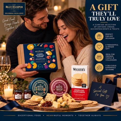 Shop Cheese Hamper Gift Set: Truffle & Caramelised Onion Truckles with Crackers & Chutney, 2 Cheese Truckles Gourmet Food Gift for Cheese Lovers Shop Cheese Hamper Gift Set: Truffle & Caramelised Onion Truckles with Crackers & Chutney, 2 Cheese Truckles Gourmet Food Gift for Cheese Lovers – The Blue Hamper Company
