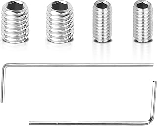 2 Packs W11366418 Refrigerator Freezer Door Handle Mounting Set Screw Compatible with Most Refrigerators, AM 1-5-1 - EA221008/EA230910 - Equipped with Hex Wrench for Installatio