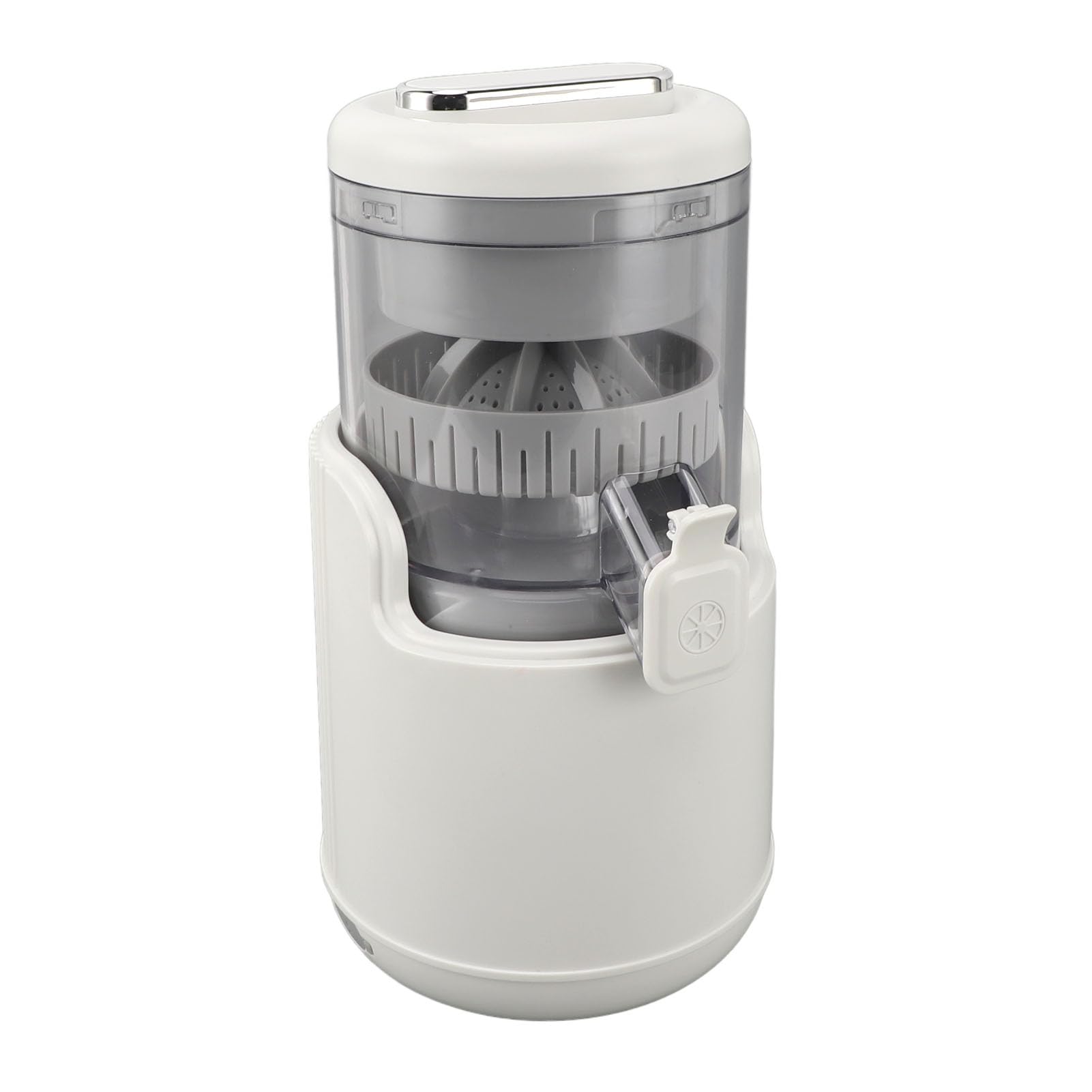 Exprimidor Recargable con Motor de 360 Grados para Naranja, Limón, Uva con Separación de Jugo y Pulpa Exprimidor Eléctrico para Hogar, Cocina, Desayunos Saludables