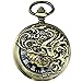Produktbild Beobachten Mechanische Uhr, Hohl Flip Tarrasque Einhorn, Classic Retro Flip Hohl Student Nurse Uhr Souvenir, Farbe Name:. C (Color : B)