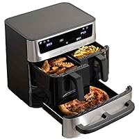 Cuisinart Tri Zone Air Fryer e forno 13,6L | Senza PFAS | 3 zone indipendenti | 2 cestelli 4,3L