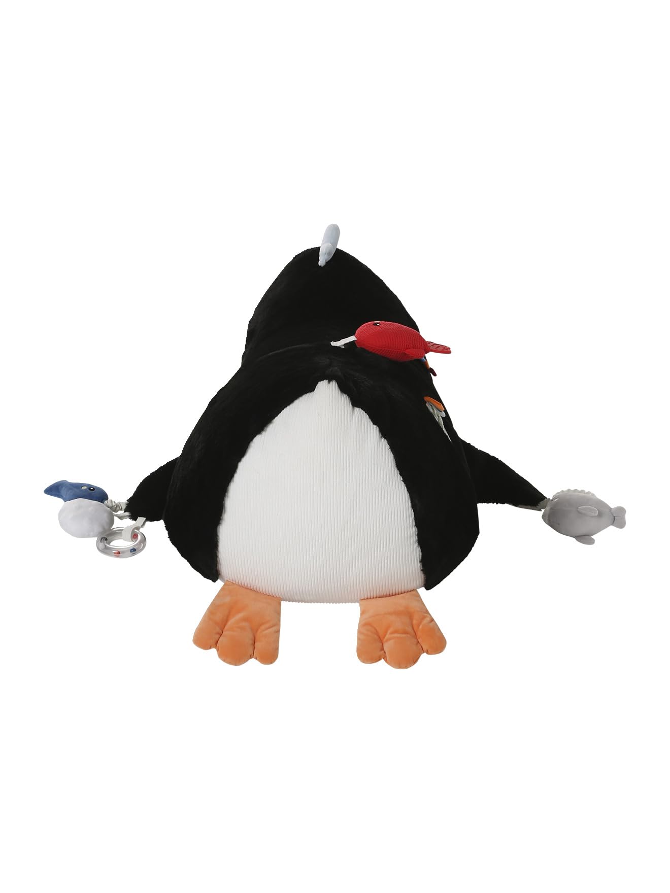 Vertbaudet Großer Baby Activity-Pinguin weiß