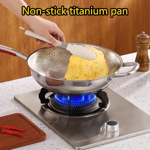 Wok Titanium Martillado con Tapa 13.4 in miniatura 2