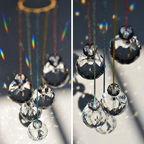 Pedobo B07Q8FHKC6 Crystals Ball Prisms Suncatcher Hanging Ornament Rainbow Maker For Home,Garden Decoration thumb #5