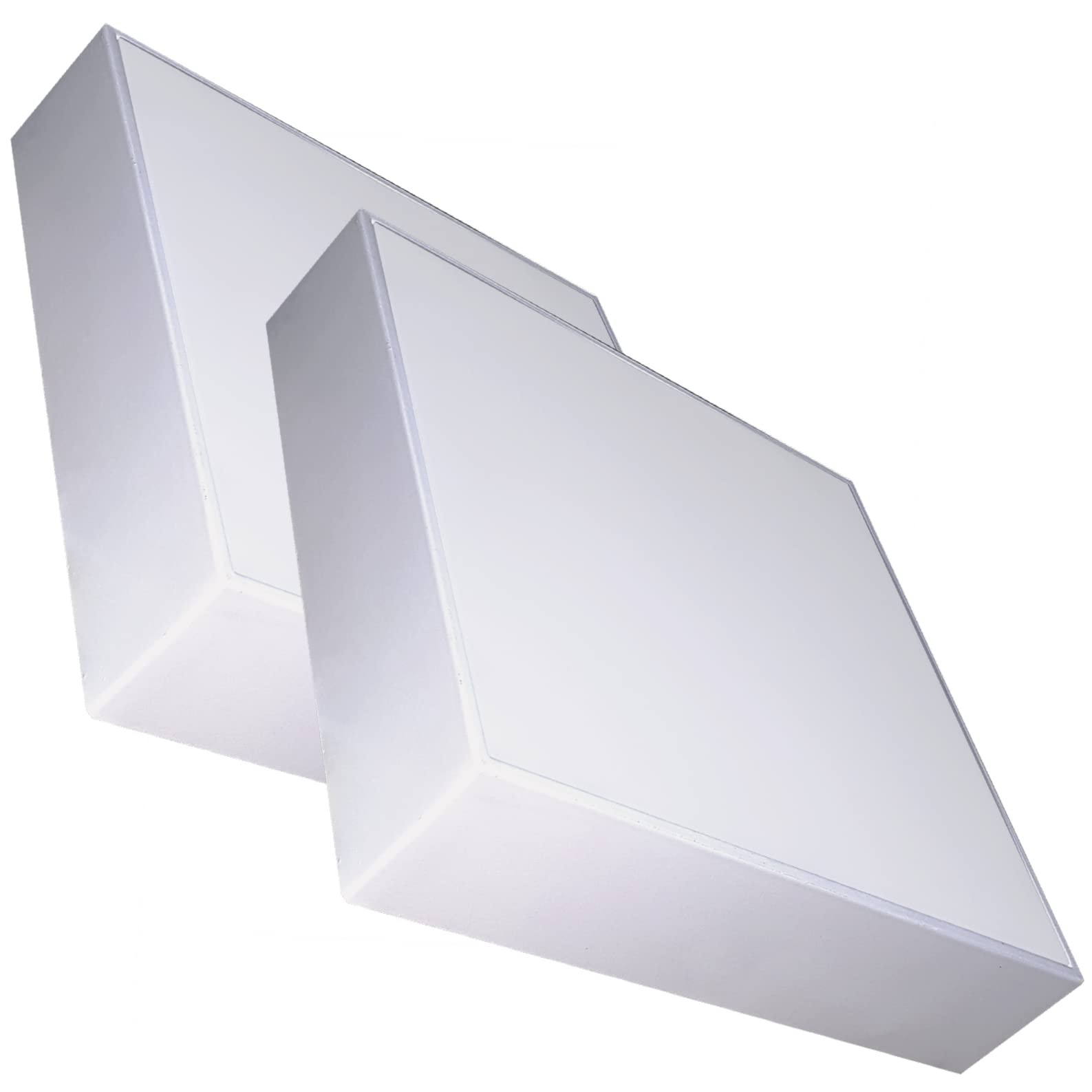 LED ATOMANT 2x Plafon LED Superficie Frameless 30x30cm 48W Color Luz Fria | Color Blanco Frio 6500K, 4400 Lumenes