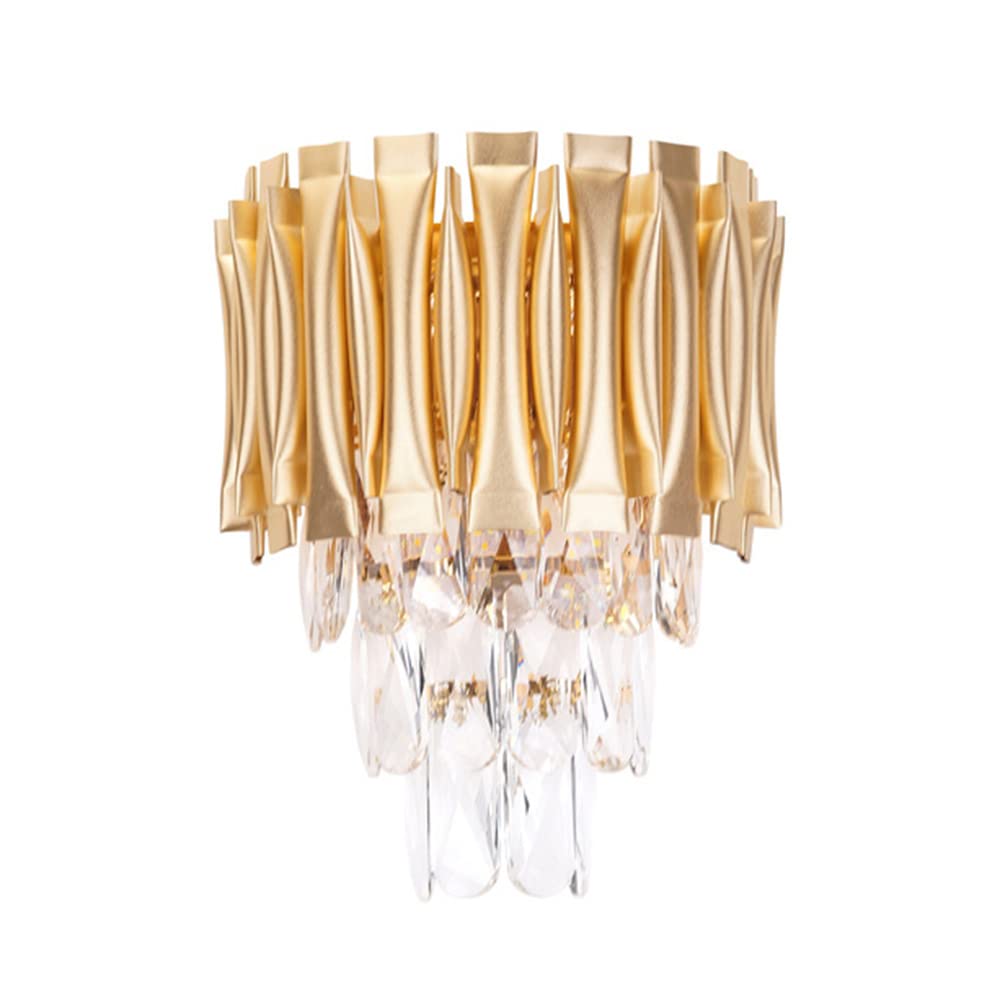 KBUUKYYXouy den Wall Sconce Modern Indoor Decro Crystal Light Fixture丨E14 Lights Contemporary Minimalist Headboard Lamp丨Bedside Lamps for Bedroom Living Room Hallway