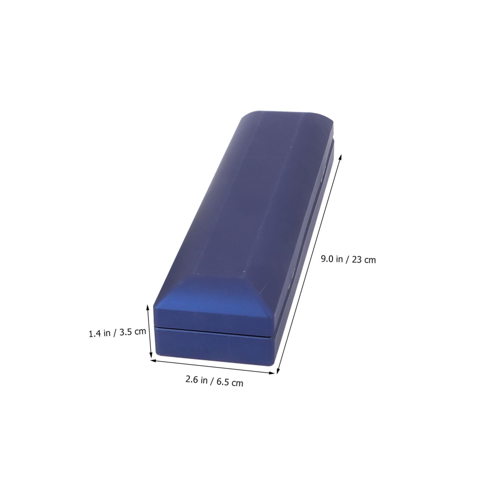 Healeved 4pezzi Scatola Portagioielli Led Per Ciondolo Collana e in Gomma Floccato Design Facile Aprire e Chiudere