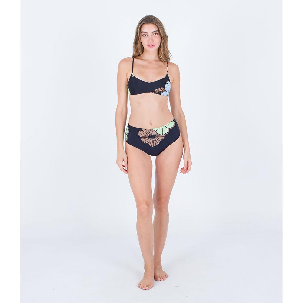 Hurley Top Bralette Big Bloom V Parte Superiore del Bikini Donna