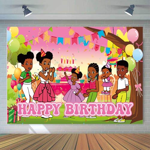 Banner de fondo para fotografía de fiesta infantil 4.16x2.3 Ft miniatura 2