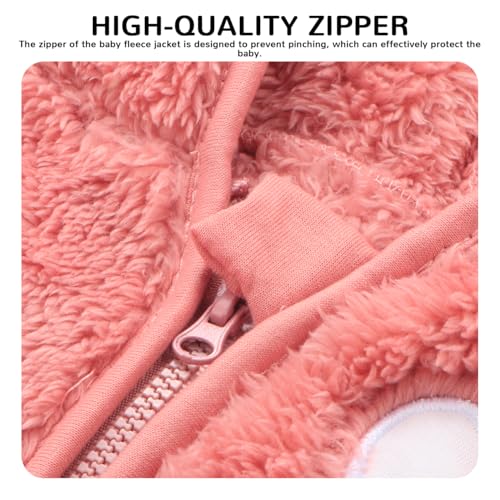 Baby Boy Winter Fleece Coat Toddler Girl Jacket Infant With Hood Panda Outerwear4