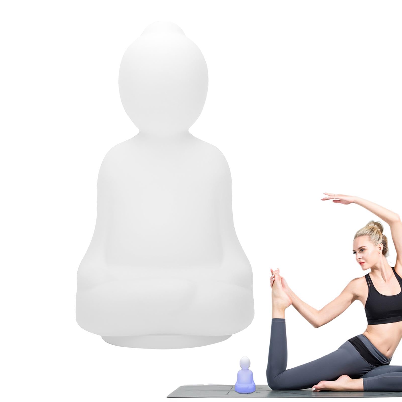 Breathing Buddha - Breathing Buddha Light, Meditation Buddha, Mindfulness Light Visual Guided Breathing - Silicone Night Light Slows Breathing And Calms Your Breathing