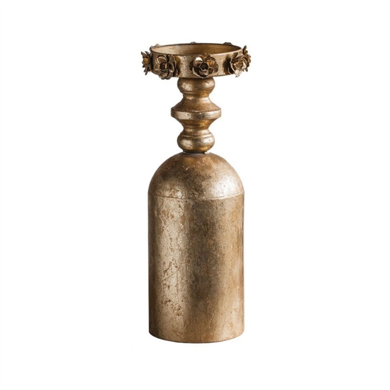 Bougeoir en métal TUSUOD vintage, la solution pour stabiliser vos bougies de table en sécurité