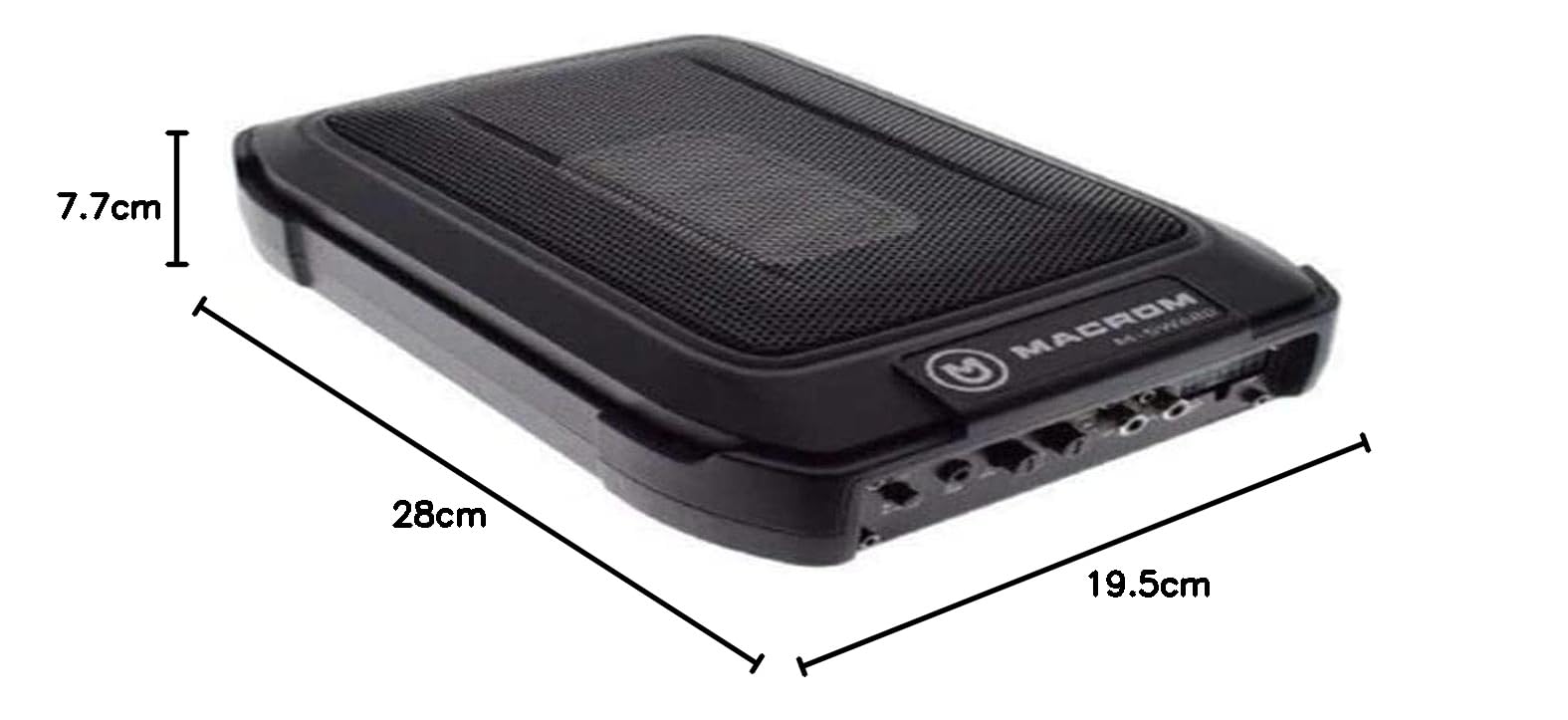 Subwoofer amplificato in cassa 6"x8"
