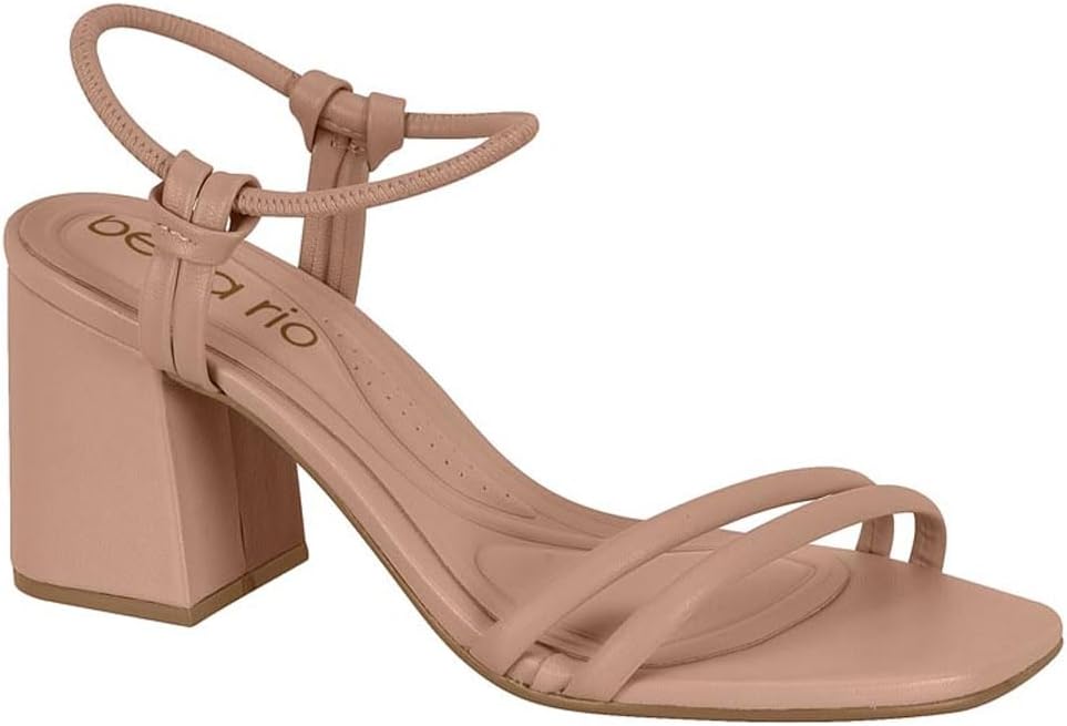 Sandália Feminina Multicolor Laranja Siciliano Pink Beira Rio 8436.213