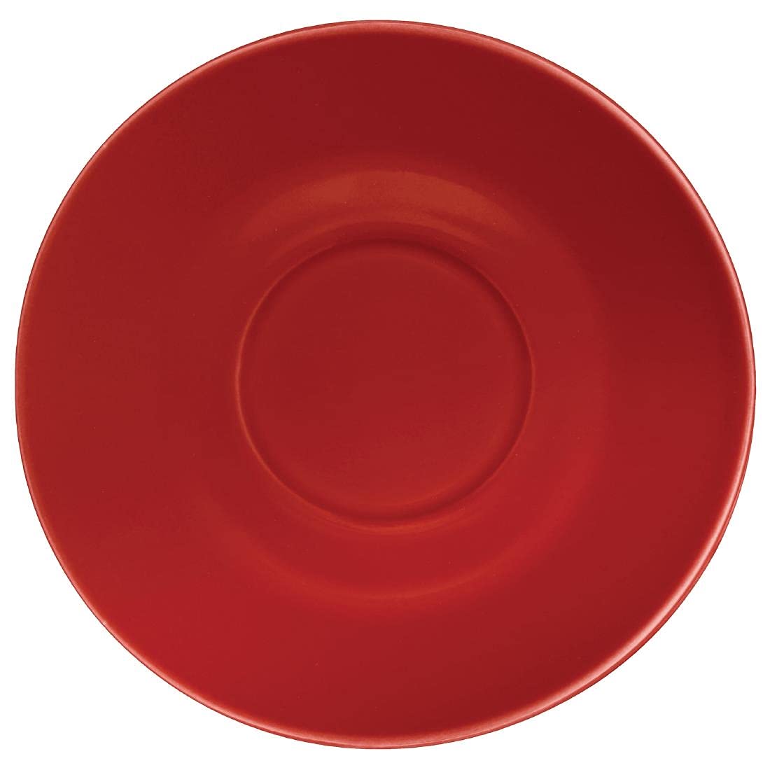 Olympia Red Cafe Saucers 158Mm (12 Pack)
