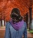 BA UNIQUE FASHION Unisex Sporty Snood Hat with drawstring Hood Scarf Neck Warmer Winter Balaclava Hood (Purple)