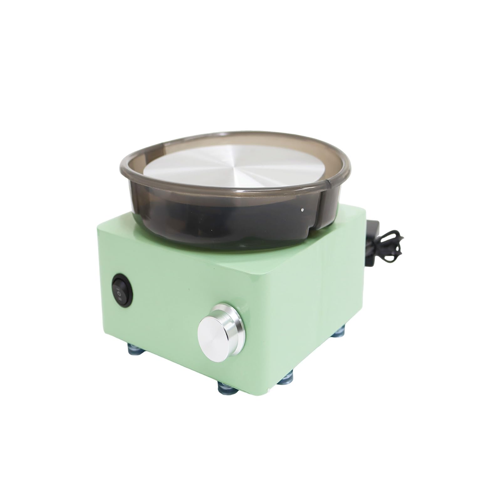 Töpferscheibe, Mini Elektrische Töpferscheibe, Einstellbare Drehzahl 0-140 U/min, Töpferscheibe Maschine mit Zubehör, Keramikscheibe für Erwachsene und Kinder