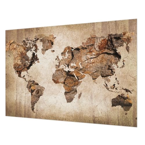 Décor mural intissé grand format Tulup avec colle incluse carte - 2