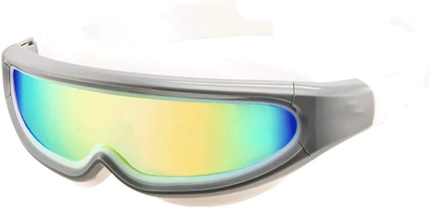 Swim Goggles, Swimming Goggles, Swim Glasses No Leaking Anti Fog UV Protection For Adult Men Women Youth Kids Child, Shatter-Proof, Watertight, Triathlon Goggle Mirrored/Clear Lens