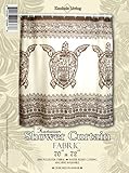 Hawaiian Fabric Shower Curtain (Big Honu Turtle) by Kauhale Living