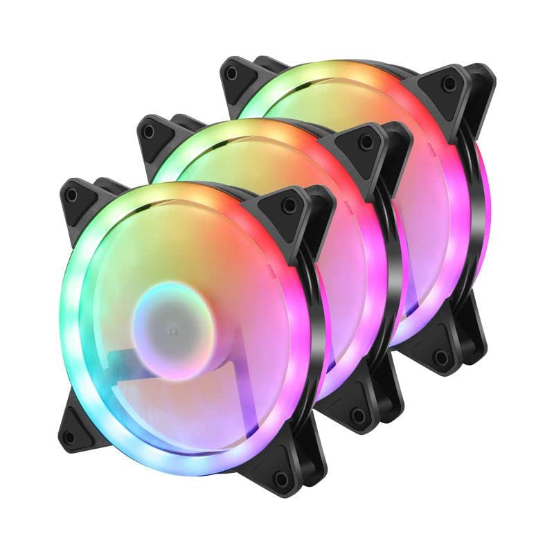 Cooling Cooler Master Fan 120mm Cabinet with RGB Fan PC Case 10 port Small 6pin Remote Set