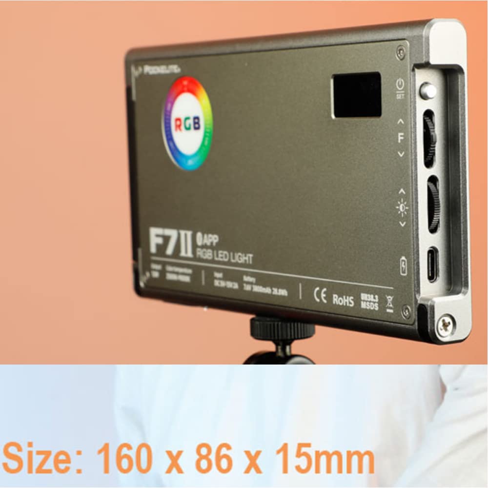 Amazon | Falcon Eyes F7 II rgb撮影ライト 携帯アプリで制御