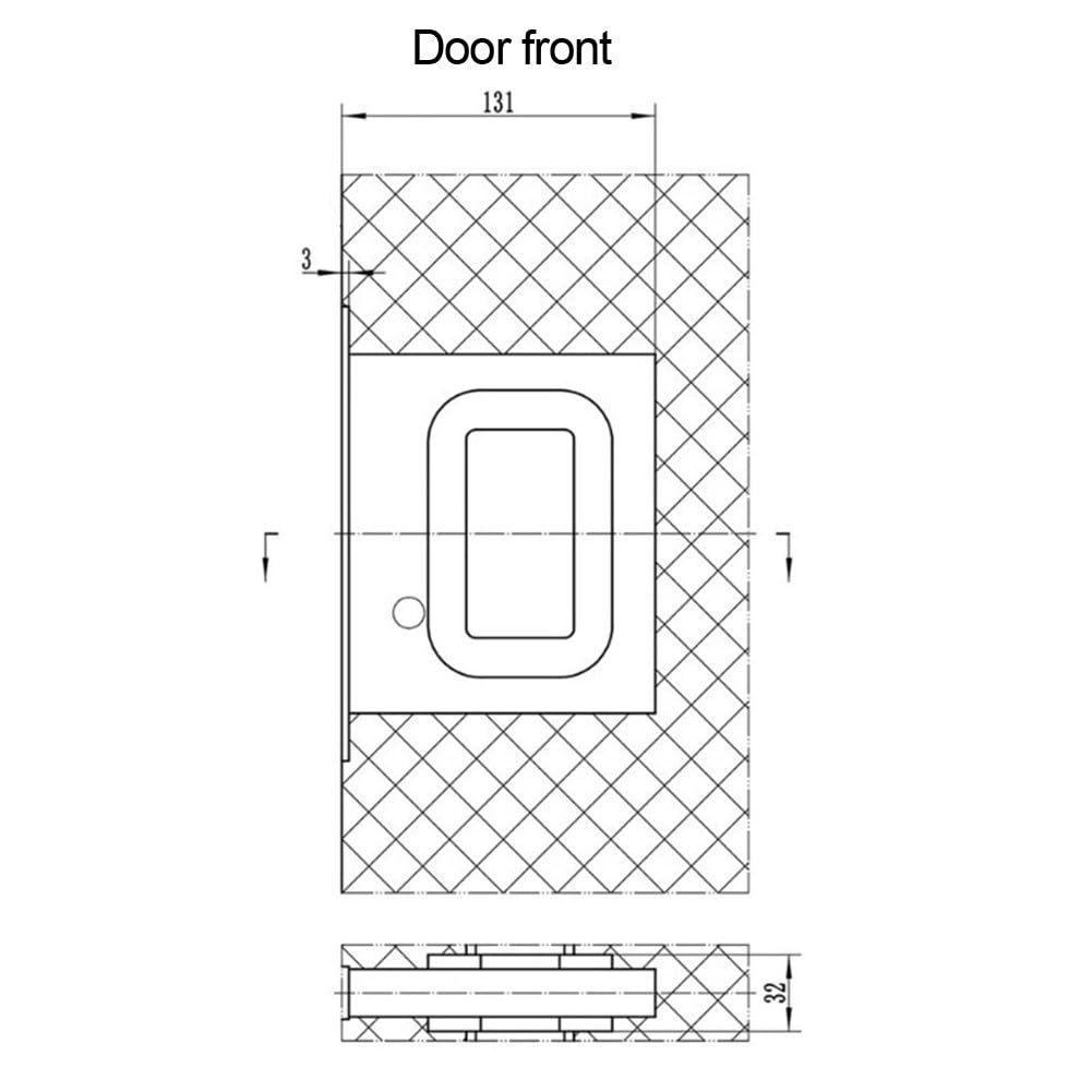 Cerradura de puerta minimalista, fácil instalación, mecanismo antibloqueo, mecanismo de bloqueo seguro para dormitorio y privacidad, cerradura de puerta invisible para Schla